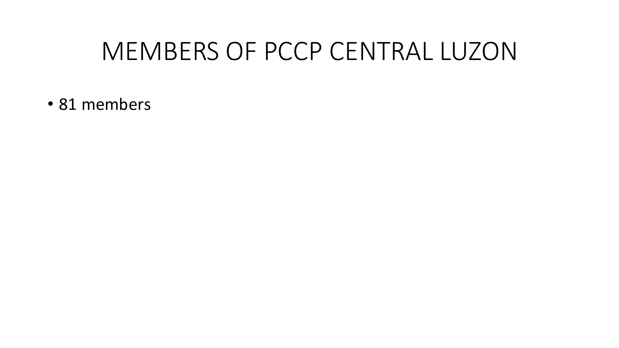 Central Luzon Chapter of The Philippine College of  Chest Physicians (PCCP)